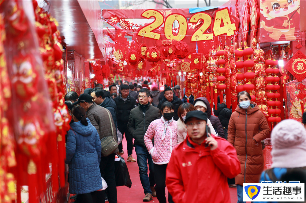陜西西安：年味漸濃 紅紅火火采購忙(圖2)