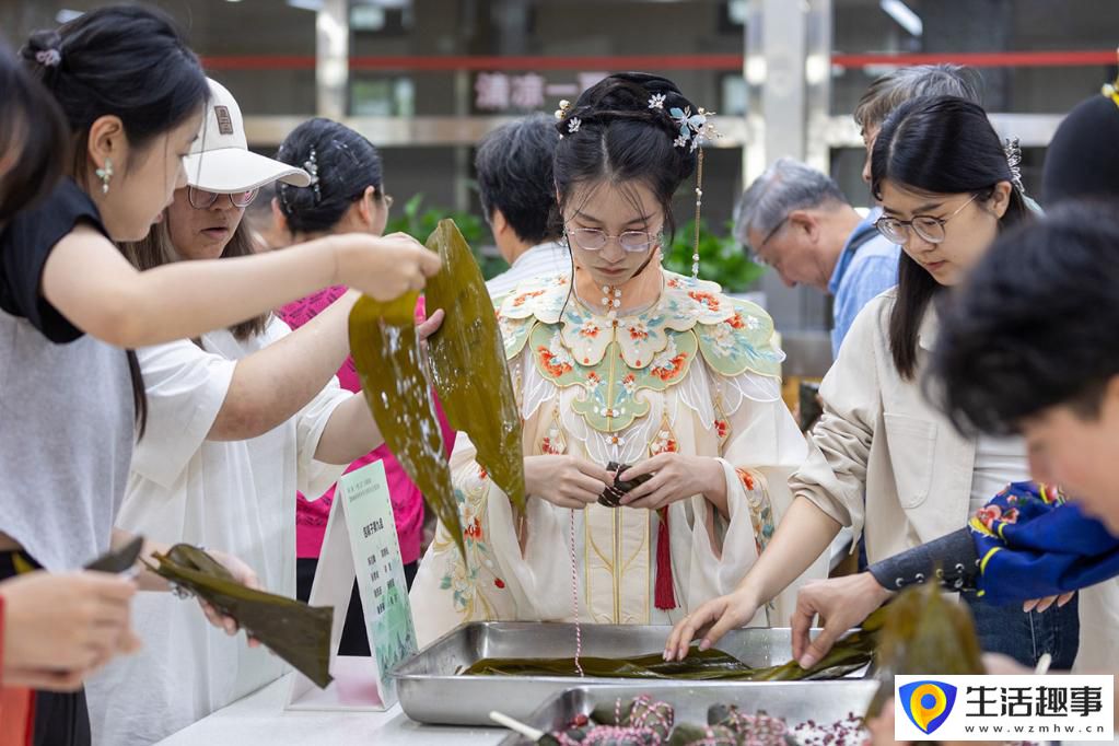大學校園里體驗端午傳統文化(圖4)